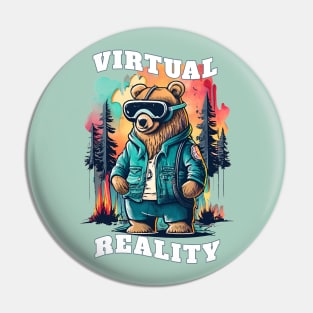 Virtual reality environmentalist Pin