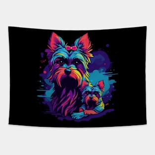 Yorkshire Terrier Fathers Day Tapestry