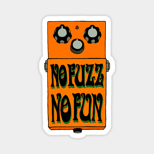 fuzz pedal Magnet by SLUP.