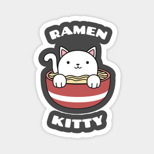 Ramen Kitty Magnet