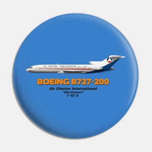 Boeing B727-200 - Air Charter International "Old Colours" Pin