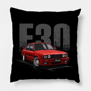 Classic E30 Gang (Candy Red) Pillow