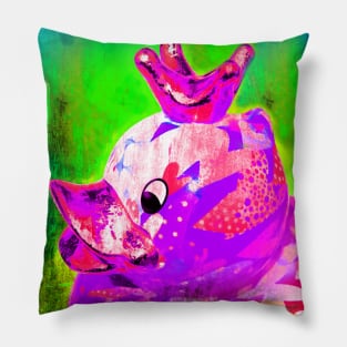 THE DUCK KING, AVEC CROWN Pillow