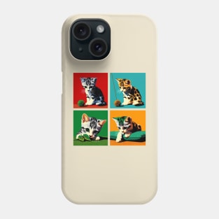 Pixie-bob Pop Art - Cute Kitties Phone Case
