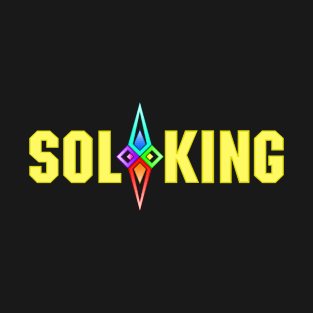 SOL KING LOGO - YELLOW TEXT T-Shirt