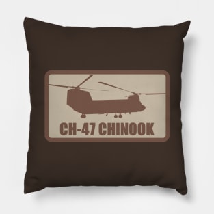 CH-47 Chinook Patch (desert subdued) Pillow