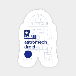 astromech droid - robot modern design Magnet