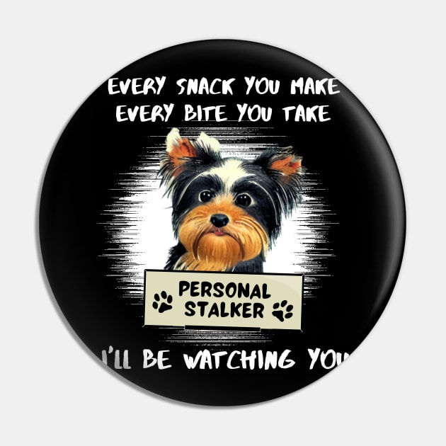 Funny Yorkie Dog Mom Yorkie Mama Who Loves Cute Teacup Yorkie Puppy Beloved Pet Pin by Mochabonk