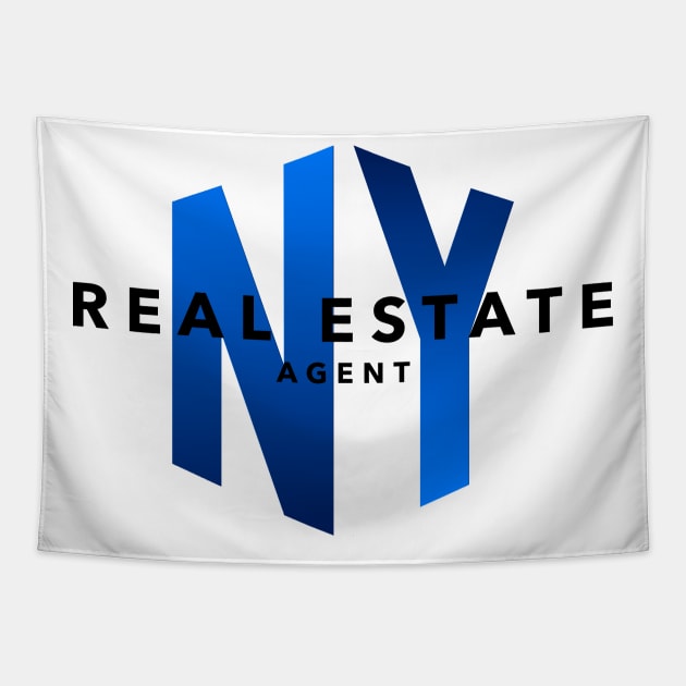 New York Real Estate Agent Tapestry by The Favorita