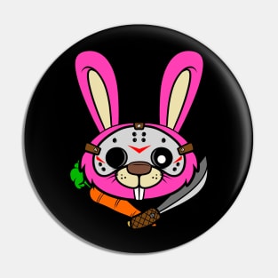 masked bunny Pin