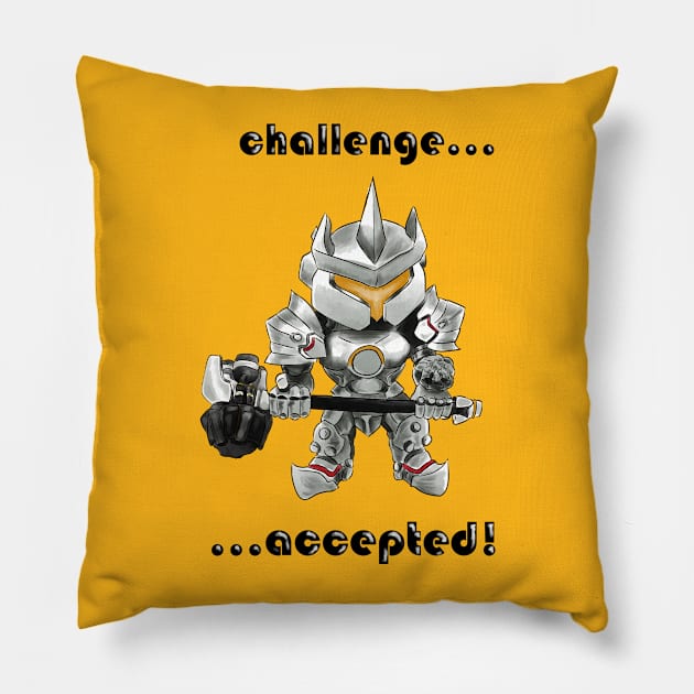 challenge accepted Pillow by OctobersArt