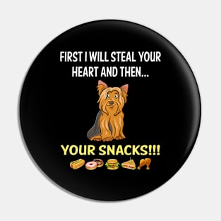 Steal Heart Yorkshire Terrier 35 Pin