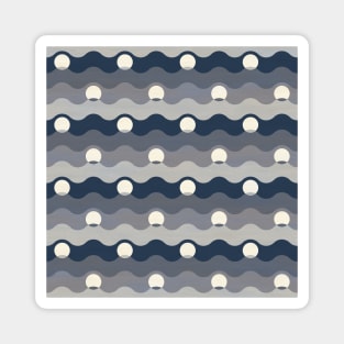 Ocean Pearls Pattern - Storm Magnet