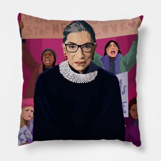 Ruth Bader Ginsburg Pillow