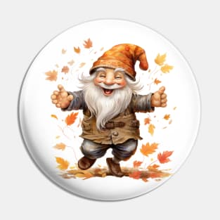 Autumn Happy Gnome #6 Pin