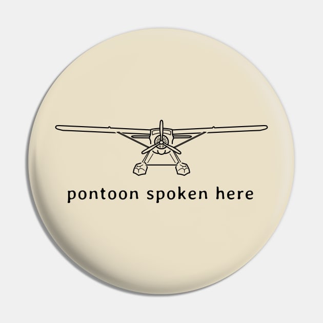 Floatplane line drawing "pontoon spoken here" black Pin by soitwouldseem