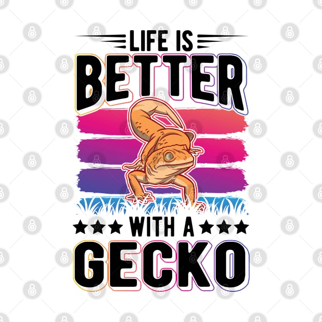 Life Is Better With A Gecko Leopard by favoriteshirt