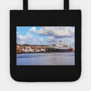 Stavanger Quayside with Moored Ships Tote