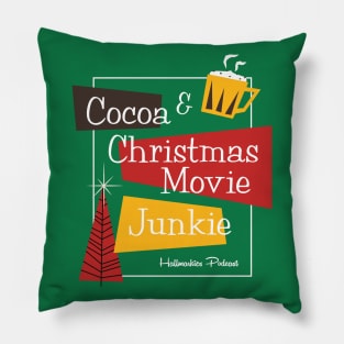 Cocoa & Christmas Movie Junkie Pillow