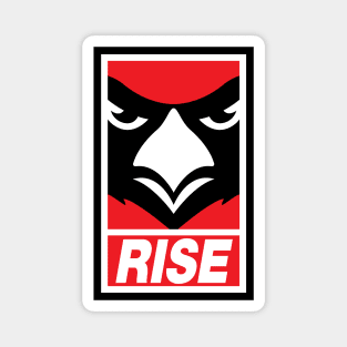 Rise Obey Cardinals Magnet