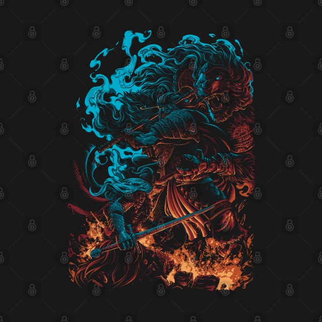 Warrior's Rage by Findtees