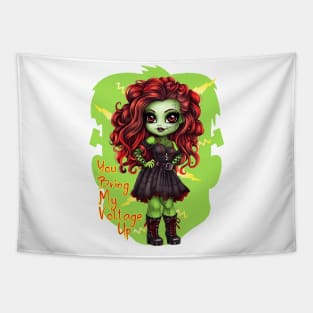 Cute Halloween Punk Girl - Halloween for Women Tapestry