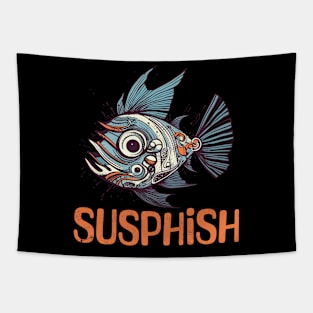 Susphish Quirky Fish Tapestry