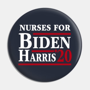 Nurses For Biden Harris 2020 Pin