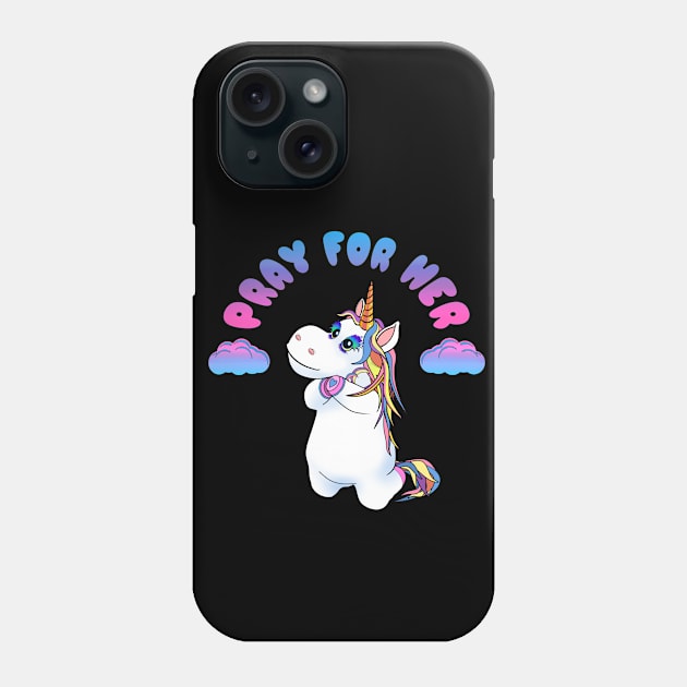 Pray for her Phone Case by SafSafStore