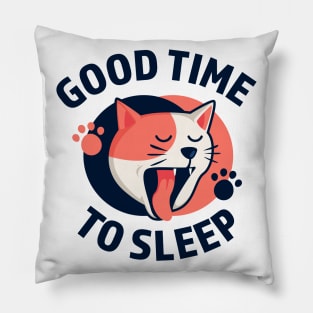 Sleeping cat Good Time To Sleep Pillow