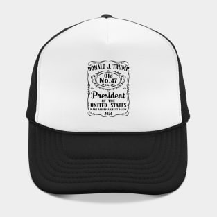Trump Whiskey Label, Trump 2024 Hat