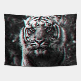 Trippy Tiger Tapestry