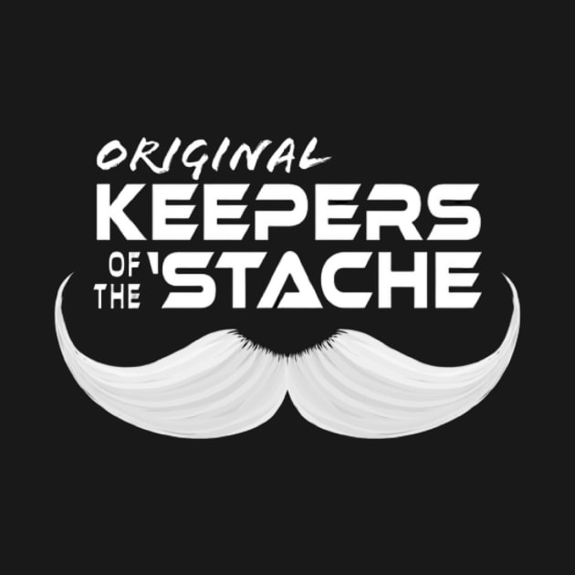 Keepers of the 'Stache Logo 3 by Donut Duster Designs