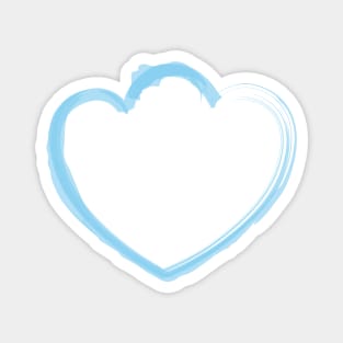 Mutant Heart Baby Blue Magnet