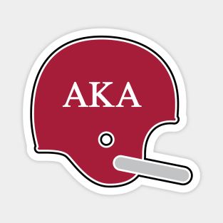 Alabama Alpha Kappa Alpha Retro Helmet Magnet