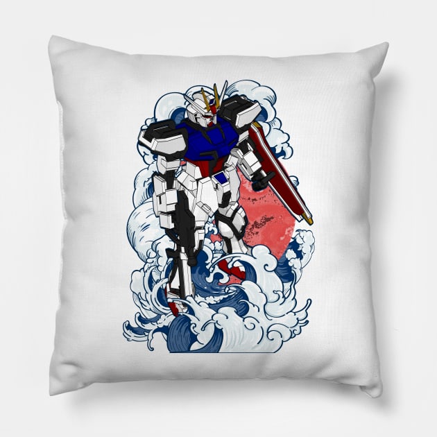 GAT-X105 Strike Gundam Pillow by gblackid