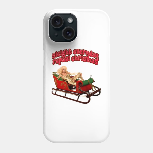 Sleigh Everyday RuPaul Christmas Knit Phone Case by Angel arts