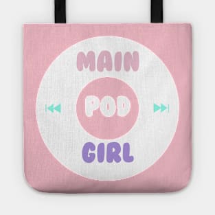 Main Pod Girl Play Circle Logo Tote