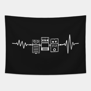 Guitar Effect Pedals Heartbeat Tapestry