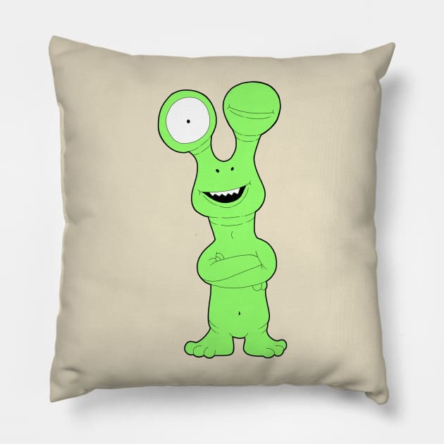 Cool Alien Pillow by Dubschin