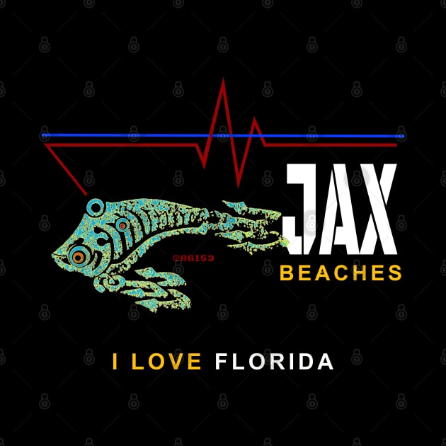 JAX Beaches, I love Florida, Jacksonville by The Witness