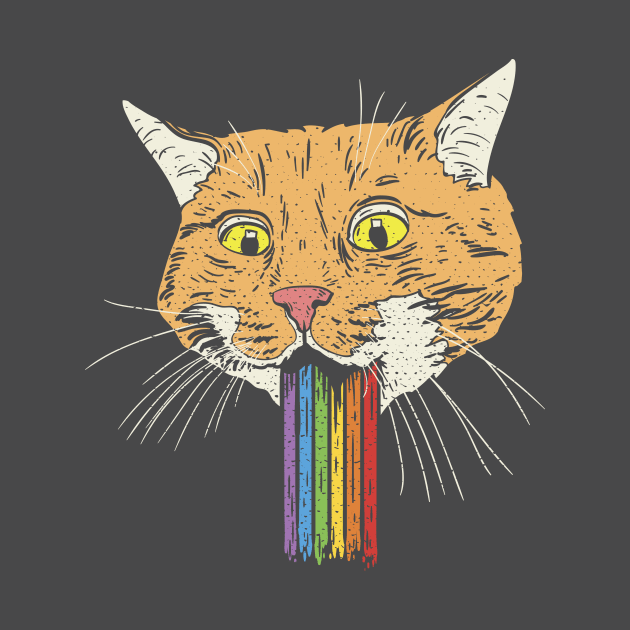 Rainbow Puke by leynard99