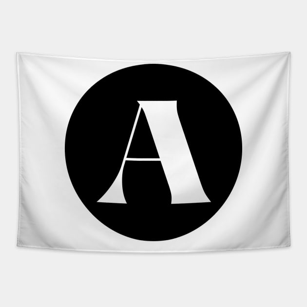 A (Letter Initial Monogram) Tapestry by n23tees