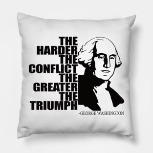 George Washington Patriot Quote Men Women Girls Boys Pillow