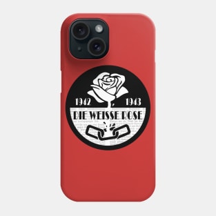 White Rose Resistance Phone Case