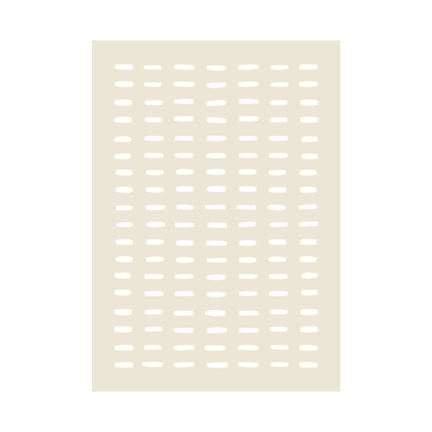 Beige dot lines pattern by VectoryBelle