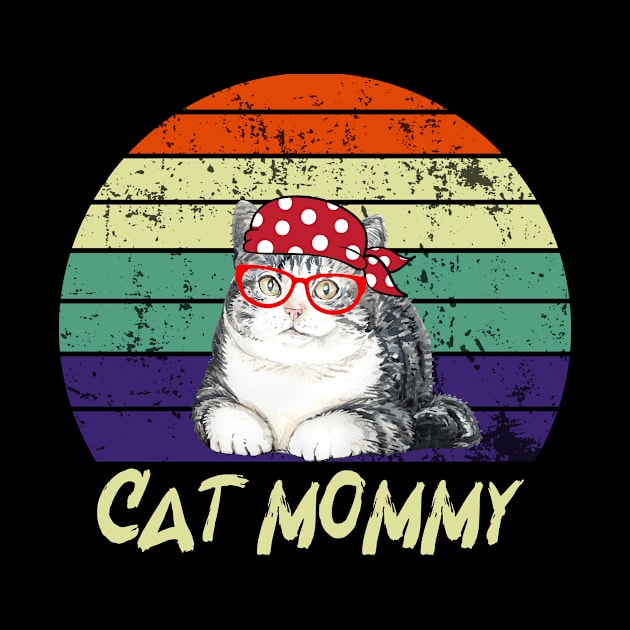 cat mommy vintage by sevalyilmazardal