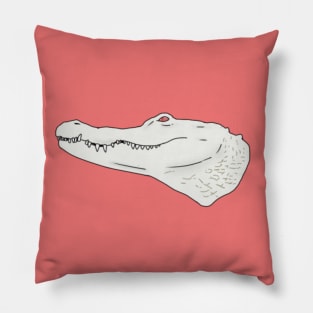 Albino Alligator Pillow