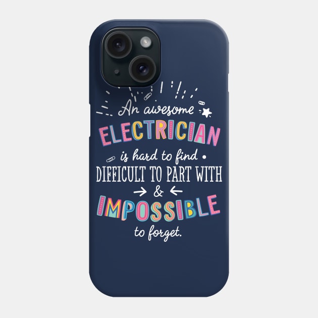 An awesome Electrician Gift Idea - Impossible to Forget Quote Phone Case by BetterManufaktur