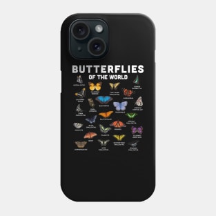 Butterflies of the World Phone Case